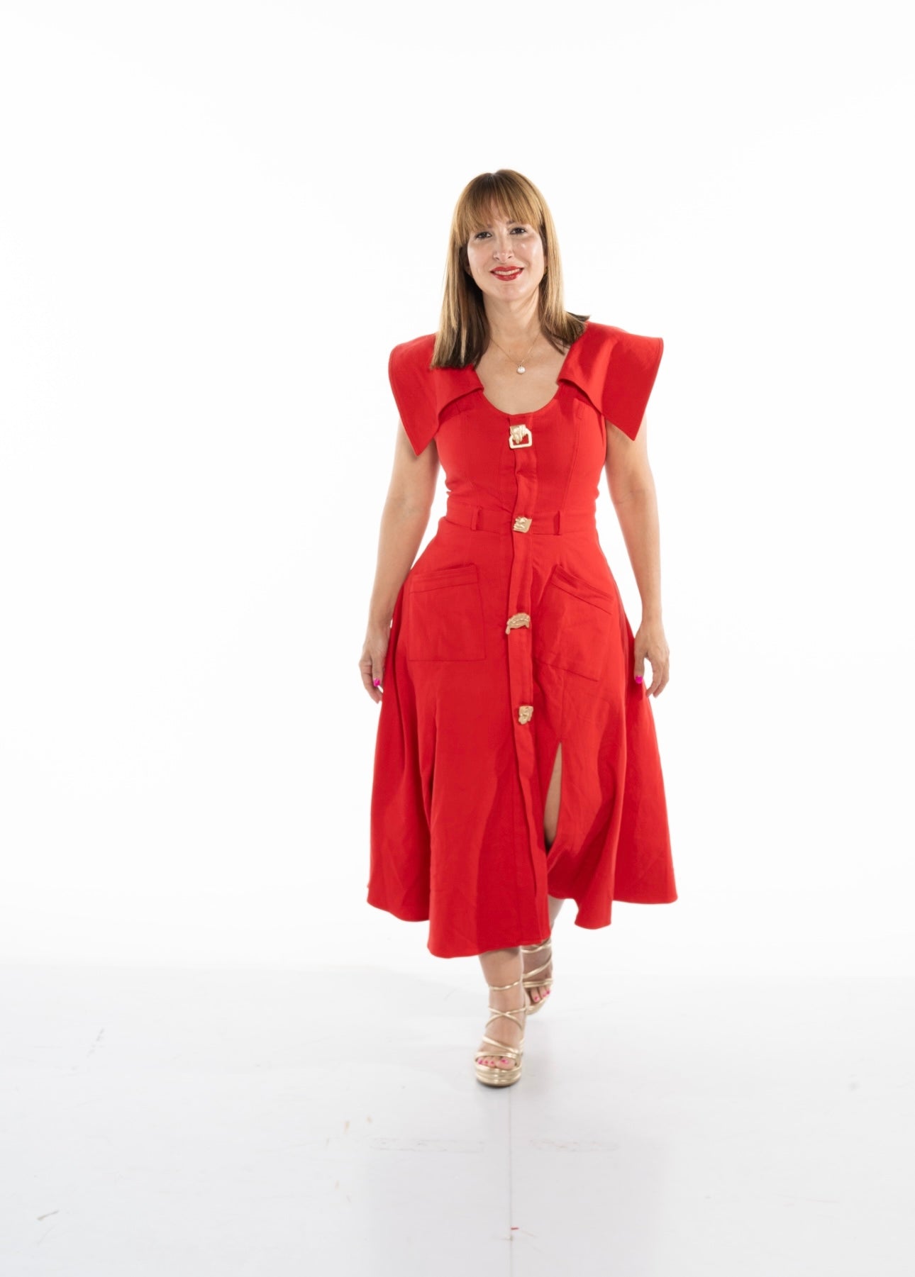 Red Woman Dress