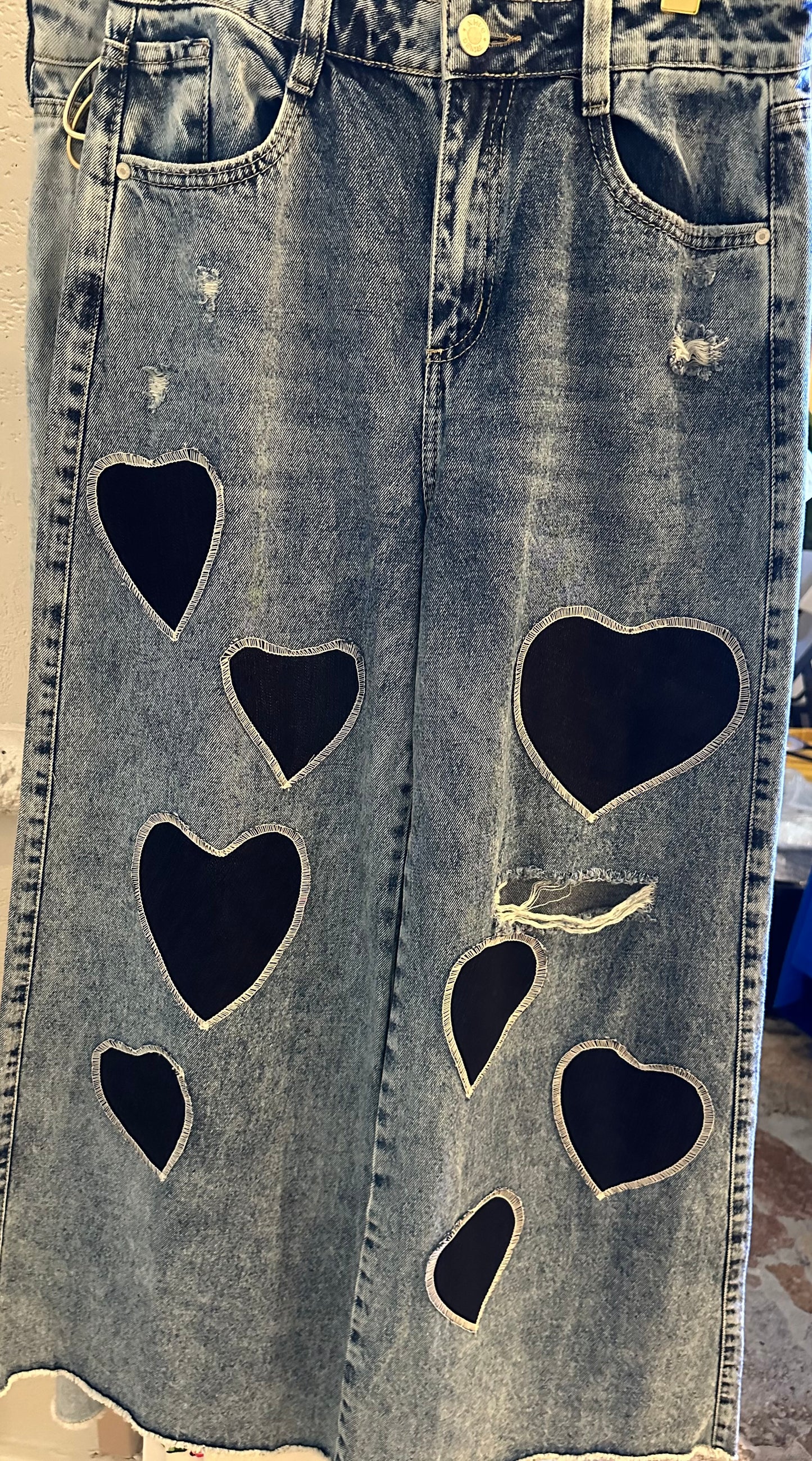 Blue hearts Jeans