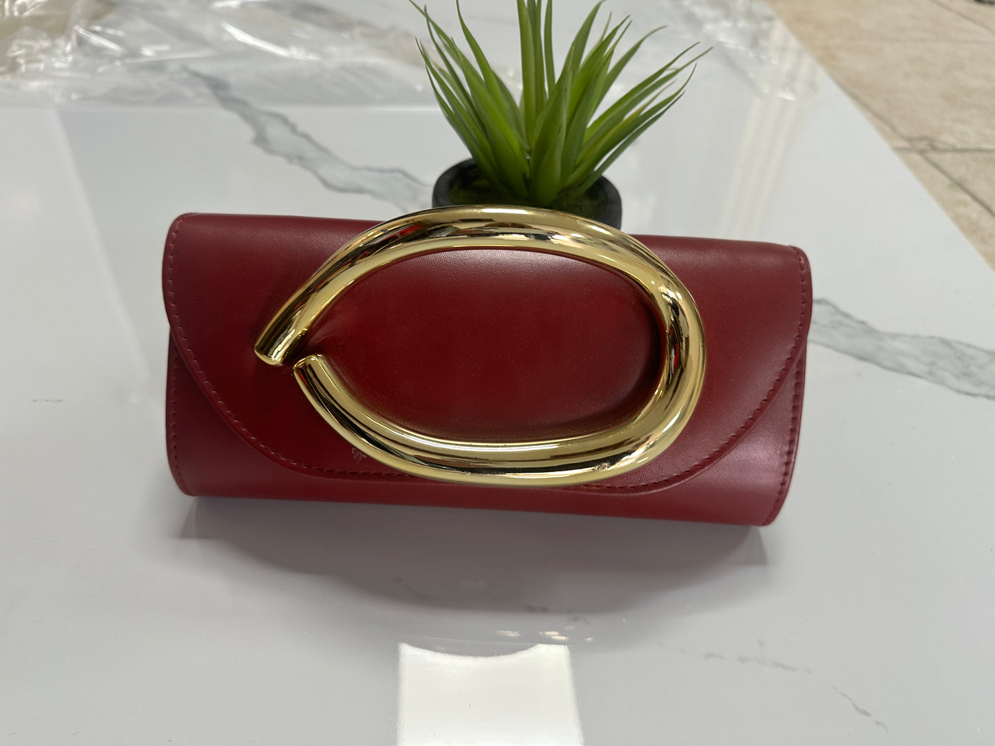 Scarlet Elegance Clutch