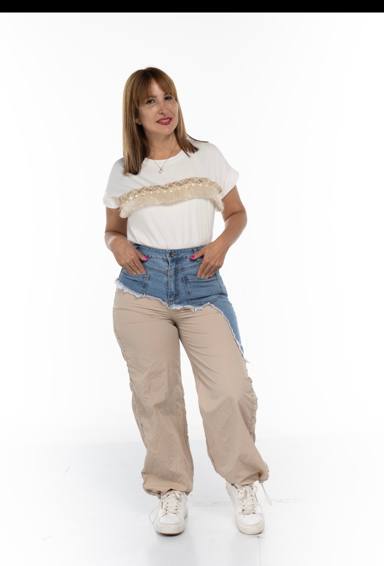 Imola Denim Mix Pantas