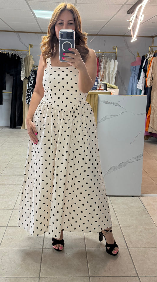 París Polka Dots Dress/Polka Dots Dress/azure boutique