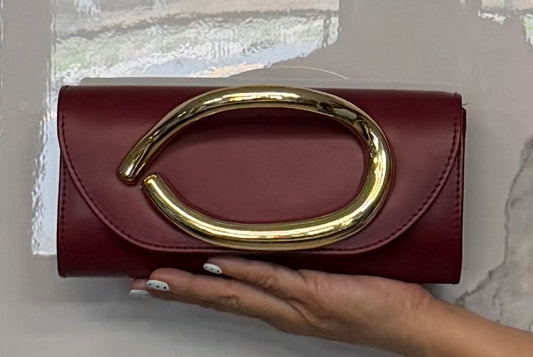 Scarlet Elegance Clutch