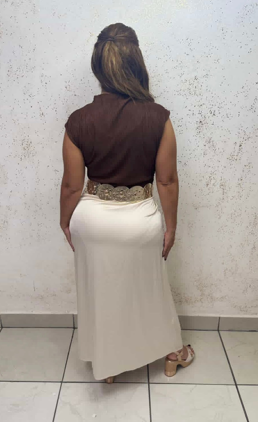 Chic Cocoa Ribbed Top