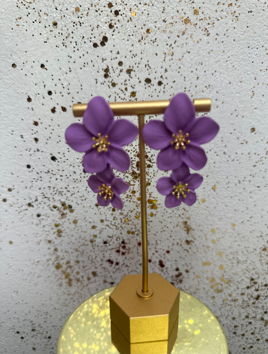 Lilas Flowers Earings