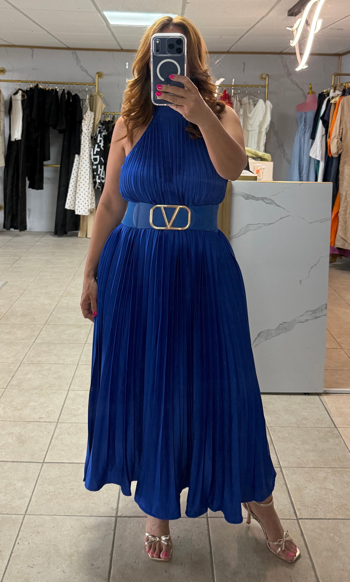 Royal Maxi Dress-Maxi Dress-Azure Boutique