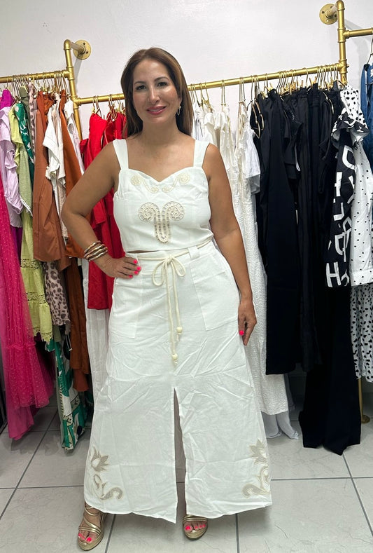 Palm Skirt & Top Set