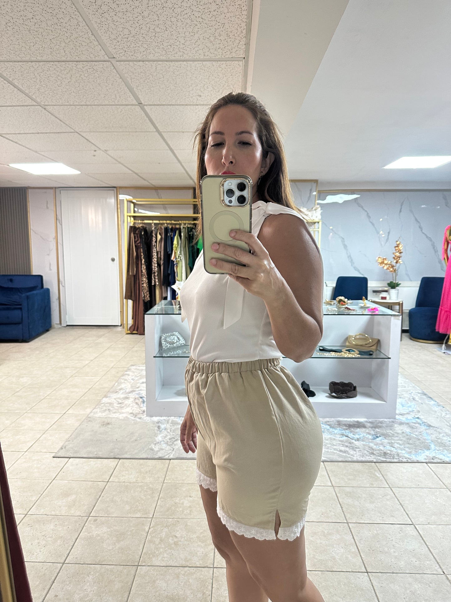 Chic vest & shorts Set-Set-Azure Boutique