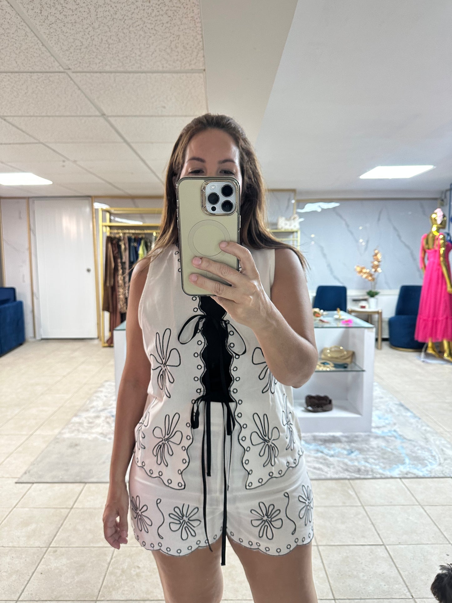 Ibiza Chic-High-Waist Shorts-Shorts-Azure Boutique