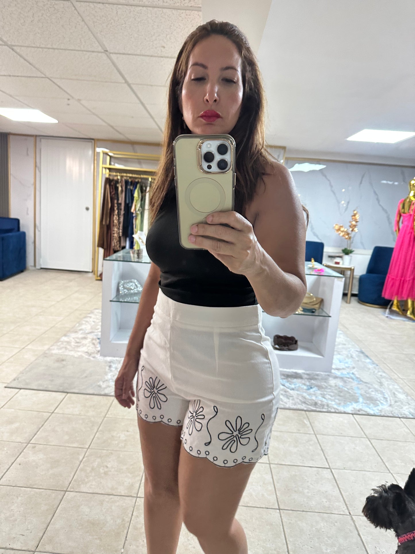 Ibiza Chic-High-Waist Shorts-Shorts-Azure Boutique