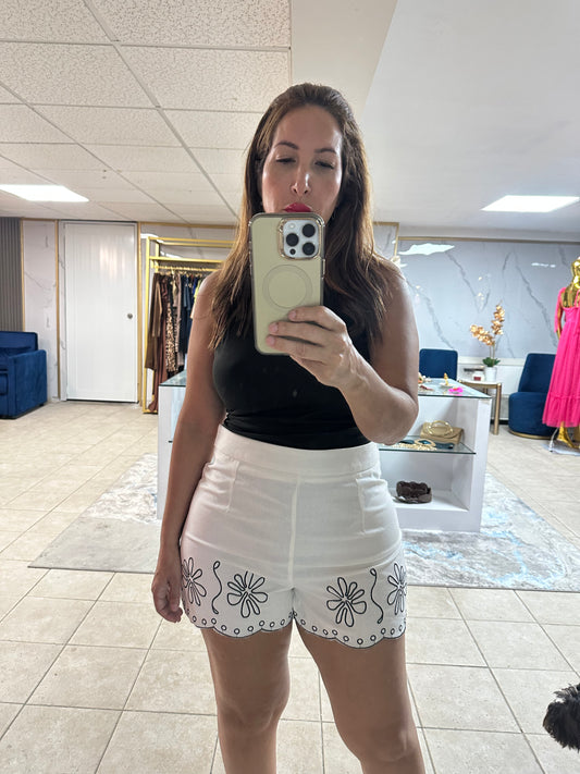 Ibiza Chic-High-Waist Shorts-Shorts-Azure Boutique