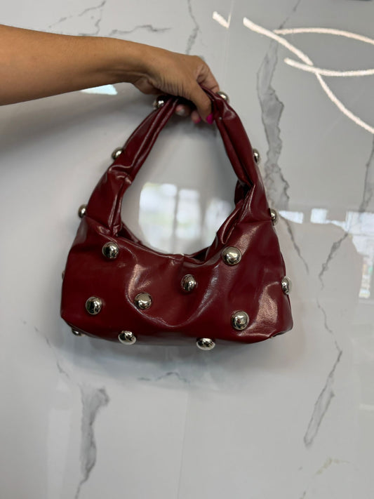 Tú y Studded Mini Hobo Bag-Bag-Azure Boutique