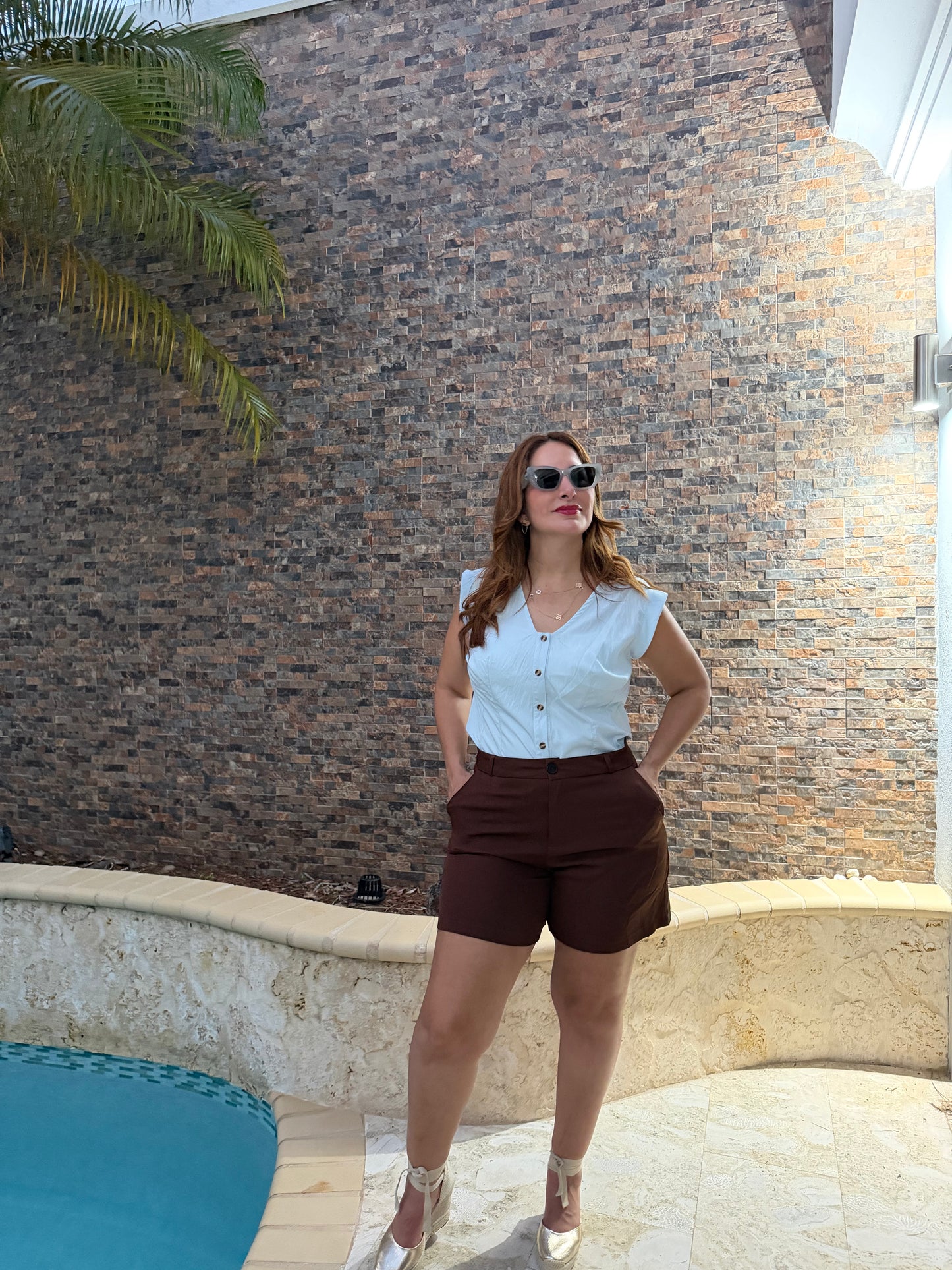 Siena Tailored Shorts/Shorts/Azure Boutique