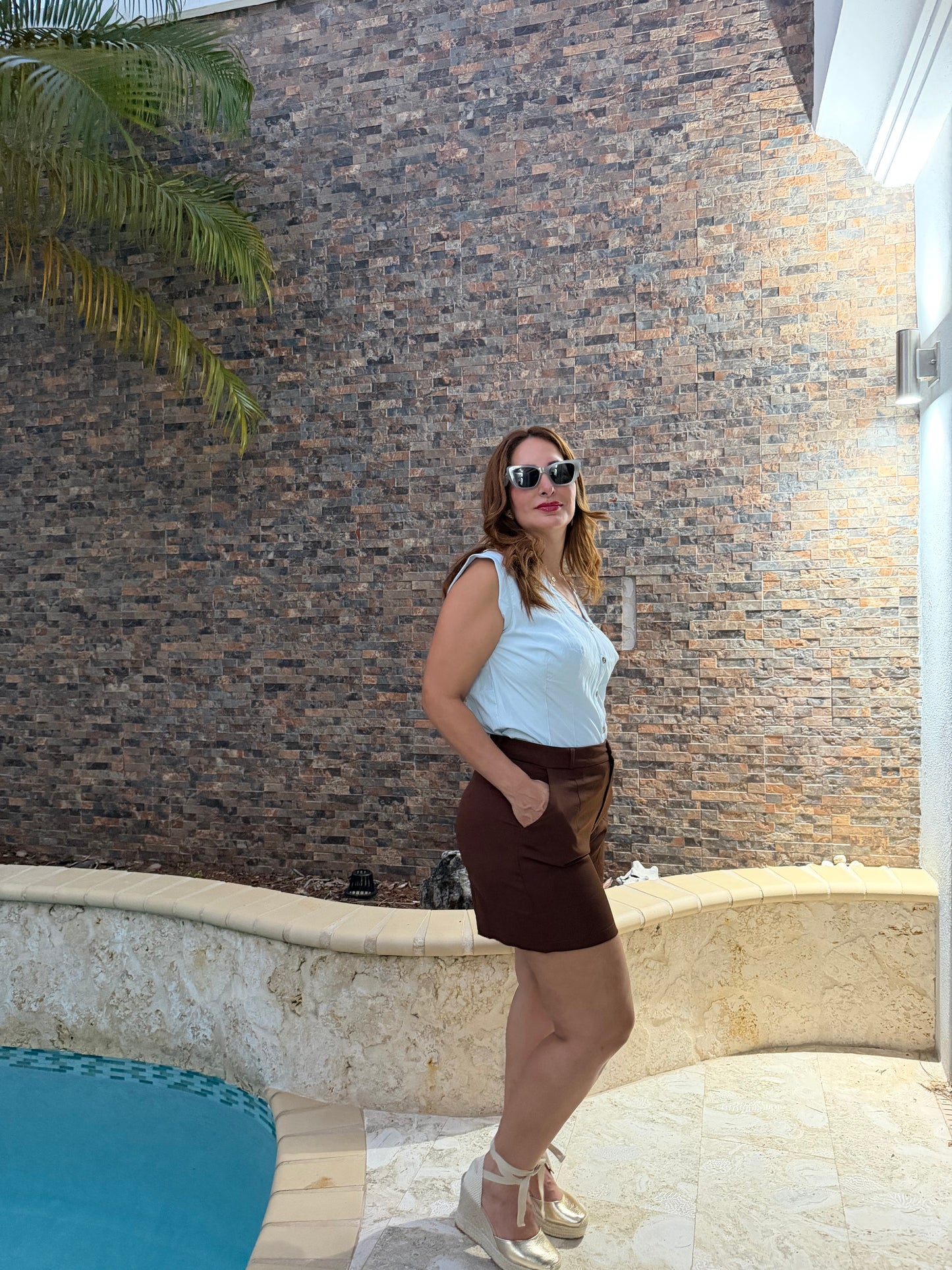 Siena Tailored Shorts/Shorts/Azure Boutique