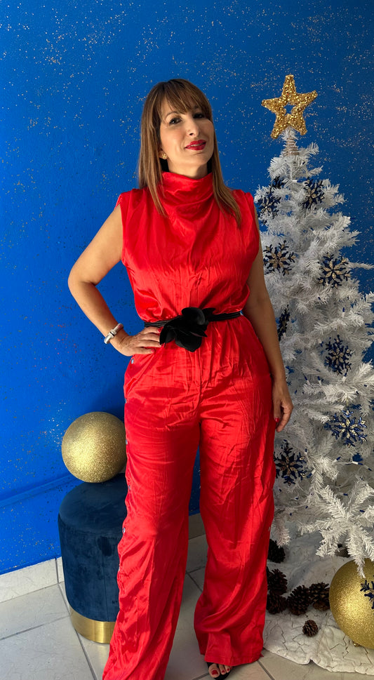 LEY’S RED JUMPSUIT